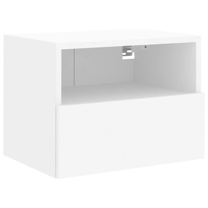 Meubles TV muraux 2 pcs blanc 40x30x30 cm bois d'ingénierie - Photo n°6