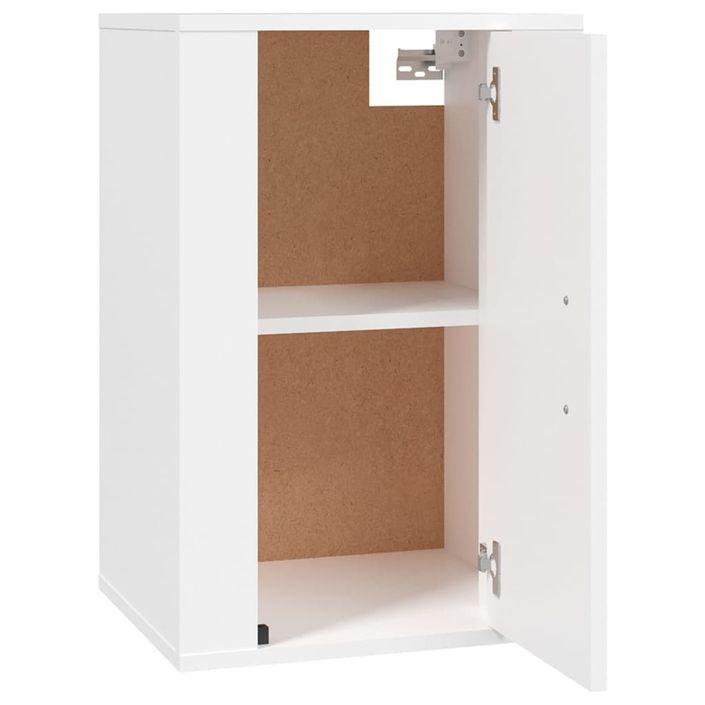 Meubles TV muraux 2 pcs Blanc 40x34,5x60 cm - Photo n°8