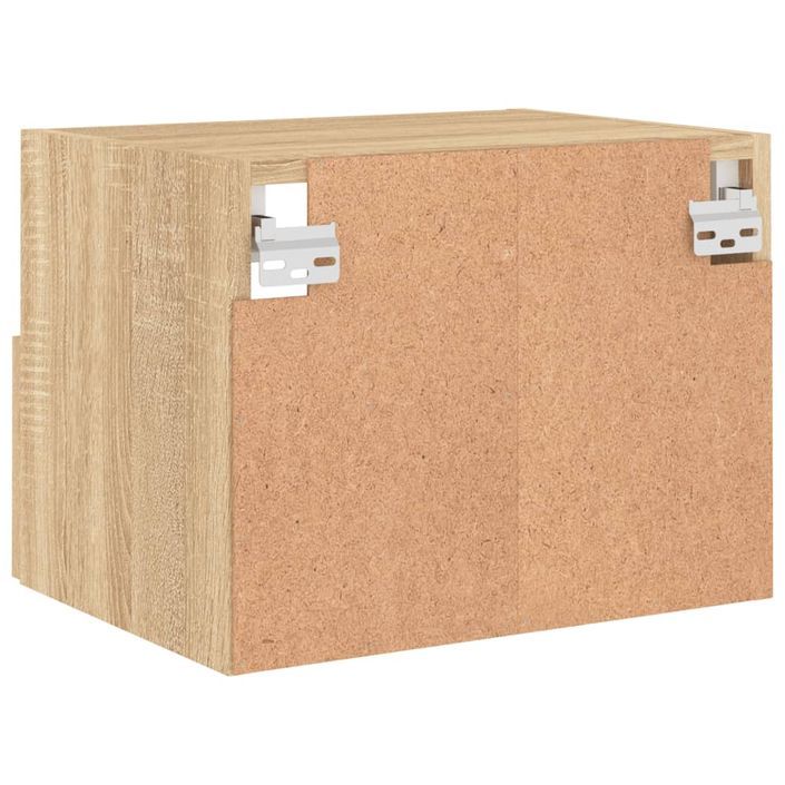 Meubles TV muraux 2 pcs chêne sonoma 40x30x30cm bois ingénierie - Photo n°11