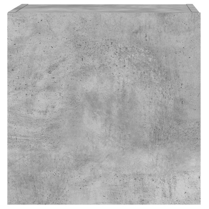 Meubles TV muraux 2 pcs gris béton 40,5x30x40cm bois ingénierie - Photo n°8