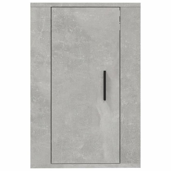 Meubles TV muraux 2 pcs Gris béton 40x34,5x60 cm - Photo n°6