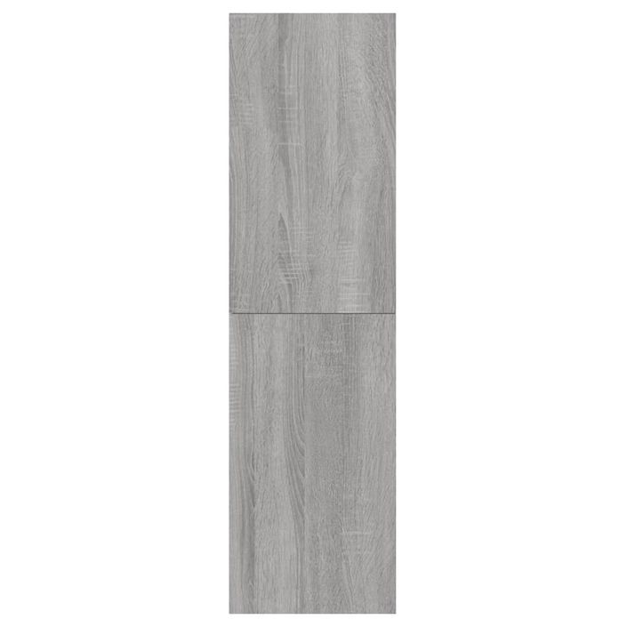 Meubles TV muraux 2 pcs Sonoma gris 30,5x30x110 cm - Photo n°8