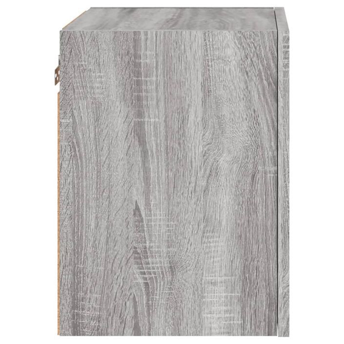 Meubles TV muraux 2pcs sonoma gris 40,5x30x40cm bois ingénierie - Photo n°9