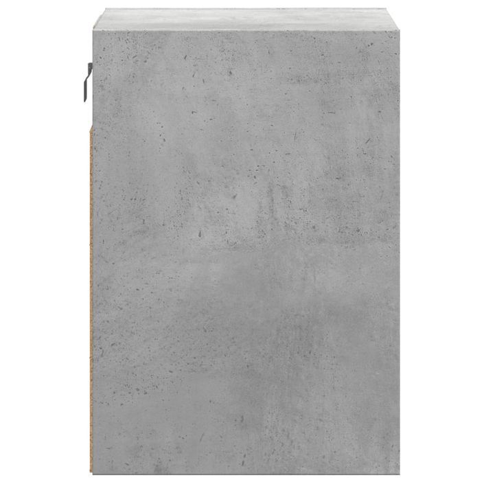 Meubles TV muraux et lumières LED 2 pcs gris béton 41x31x45 cm - Photo n°7