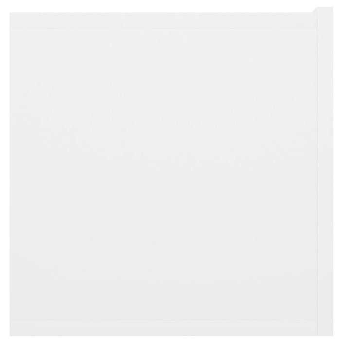 Meubles TV suspendus 2 pcs Blanc 60x30x30 cm - Photo n°7