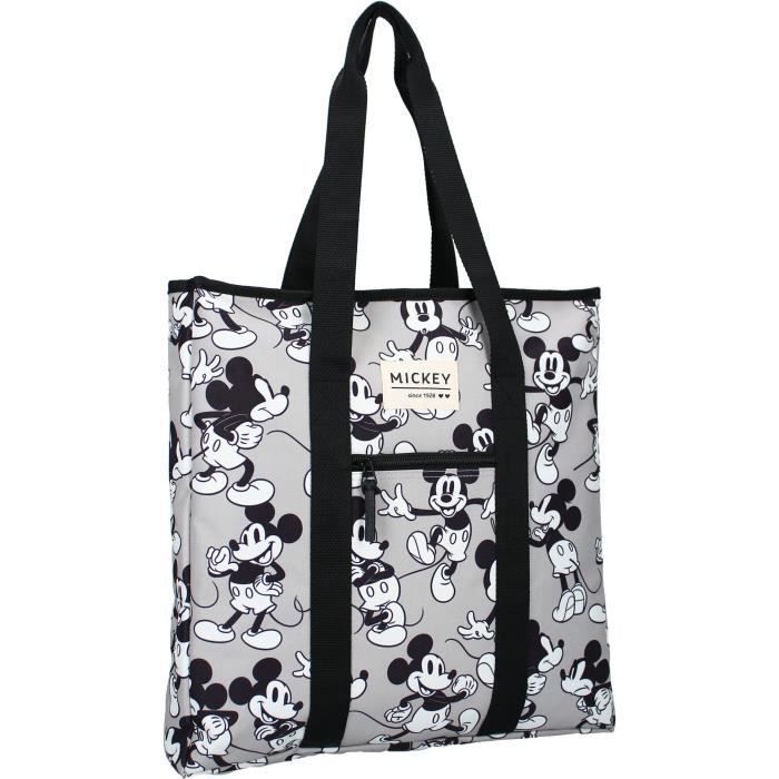 MICKEY MOUSE Sac Shopping My Little Bag Gris/Blanc - Photo n°1