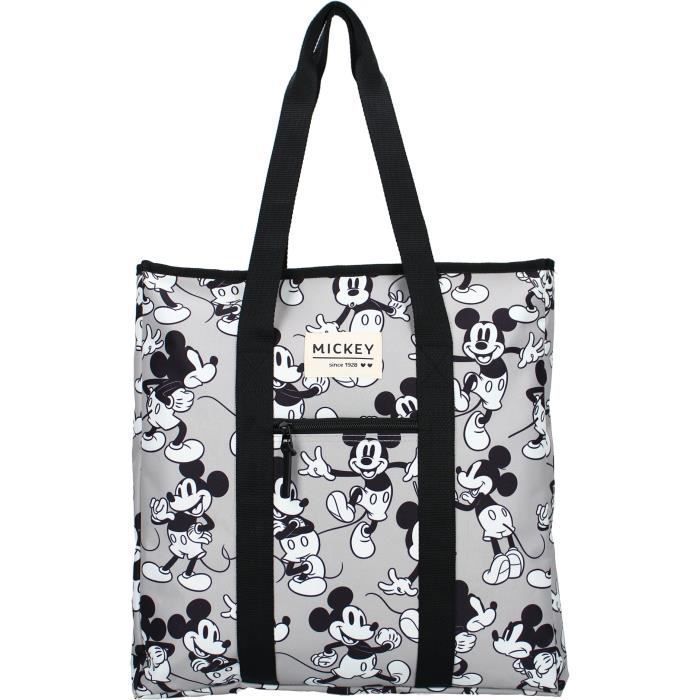 MICKEY MOUSE Sac Shopping My Little Bag Gris/Blanc - Photo n°2