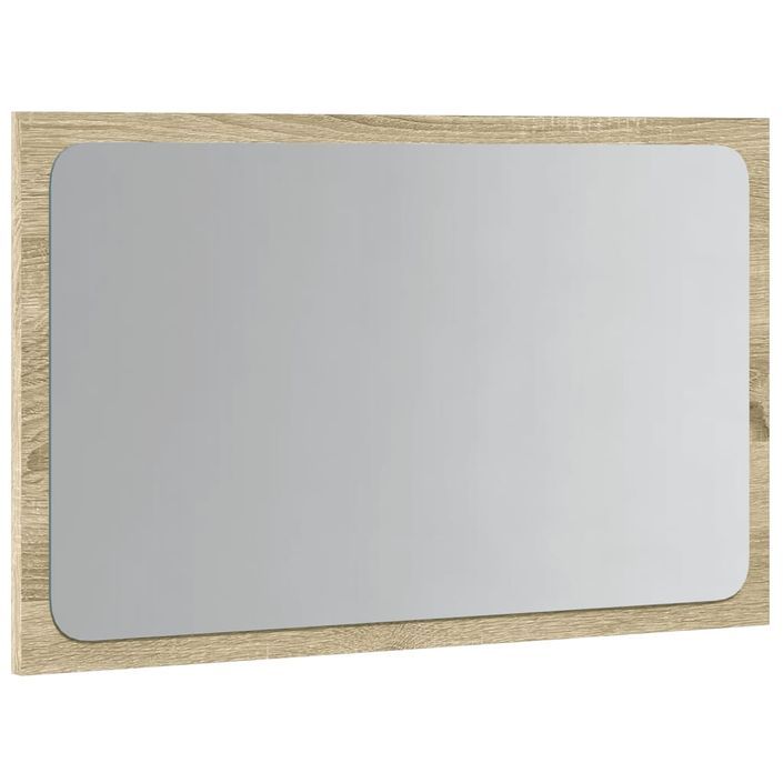 Miroir de salle de bain avec lumière LED gris béton 60x8,5x38cm - Photo n°5