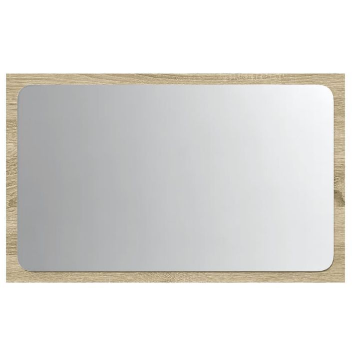 Miroir de salle de bain avec lumière LED gris béton 60x8,5x38cm - Photo n°6