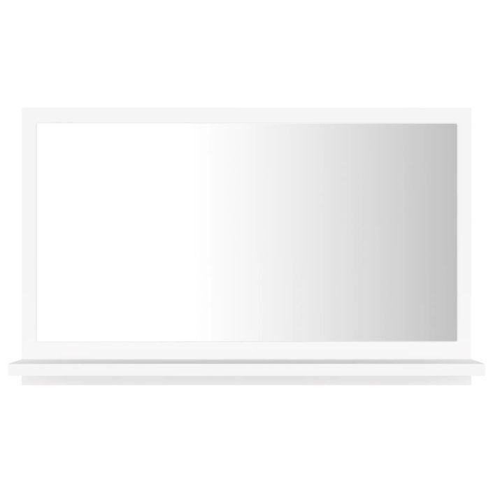 Miroir de salle de bain Blanc 60x10,5x37 cm - Photo n°3