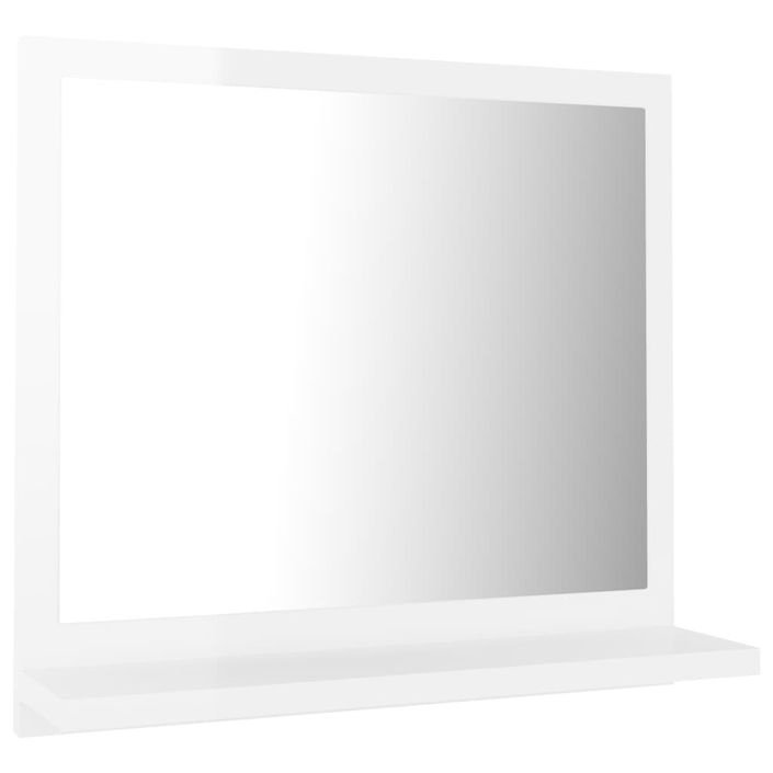 Miroir de salle de bain Blanc brillant 40x10,5x37 cm - Photo n°3
