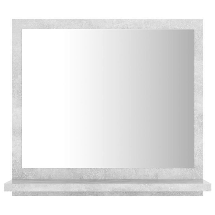Miroir de salle de bain Gris béton 40x10,5x37 cm - Photo n°5