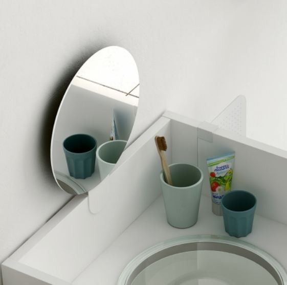 Miroir incassable pour meuble hygiène - Photo n°2