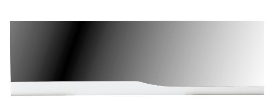 Miroir rectangulaire bois laqué blanc Minio 180 cm - Photo n°1