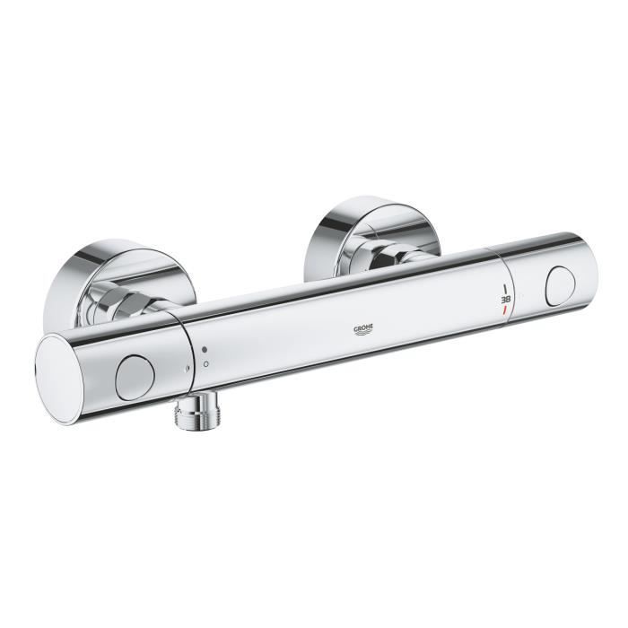 Mitigeur thermostatique de douche - Precision Get THM GROHE - Chromé - Photo n°1