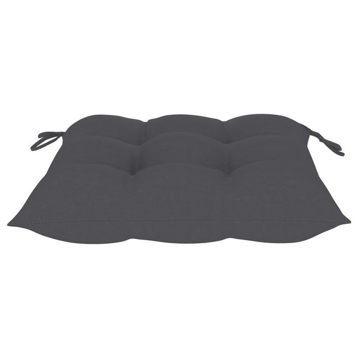 Mobilier à dîner d'extérieur pliable avec coussin 3 pcs Teck 54 - Photo n°12