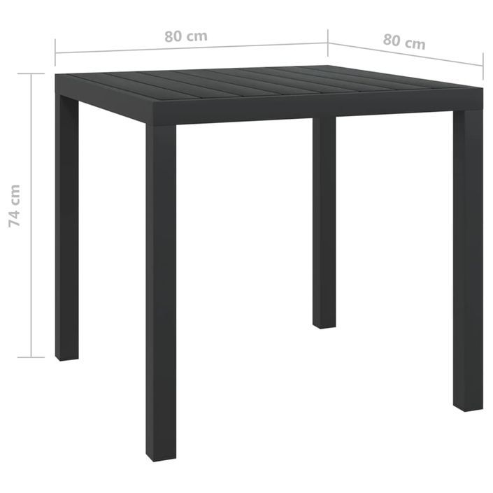 Mobilier à dîner de jardin et coussins 3pcs Résine tressée Gris - Photo n°12