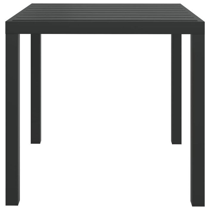 Mobilier à dîner de jardin et coussins 5pcs Résine tressée Noir - Photo n°12