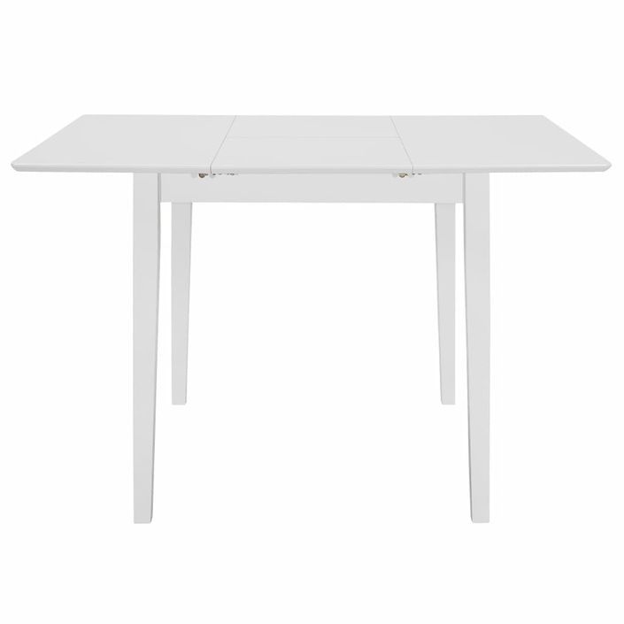 Mobilier de salle à manger 3 pcs MDF Blanc 2 - Photo n°4