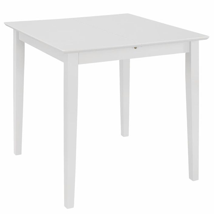 Mobilier de salle à manger 3 pcs MDF Blanc 2 - Photo n°5