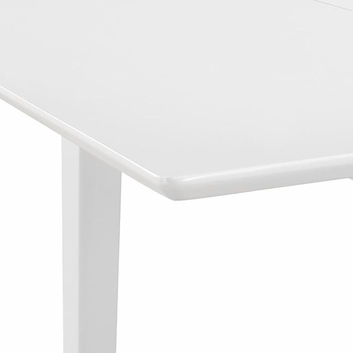 Mobilier de salle à manger 3 pcs MDF Blanc 2 - Photo n°6