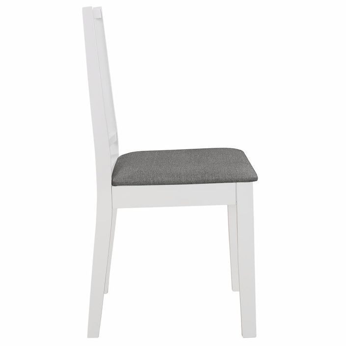 Mobilier de salle à manger 3 pcs MDF Blanc 2 - Photo n°9