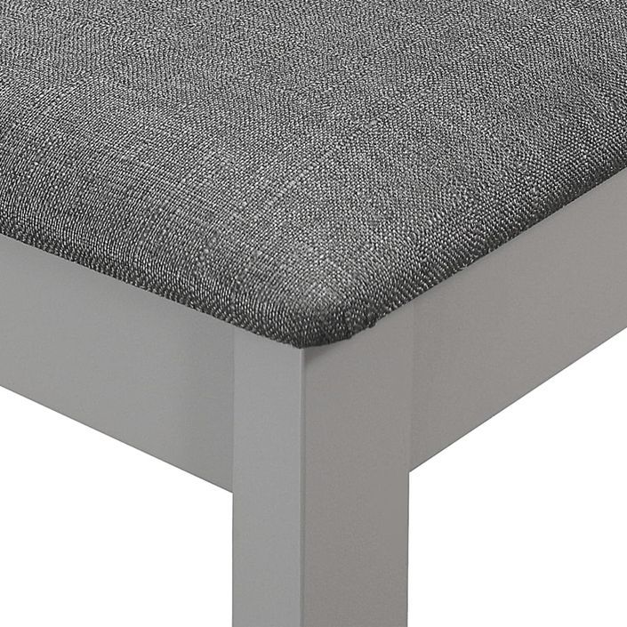 Mobilier de salle à manger 3 pcs MDF Gris - Photo n°12