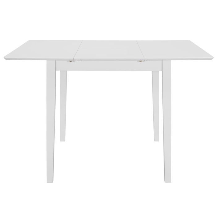 Mobilier de salle à manger 5 pcs MDF Blanc - Photo n°4