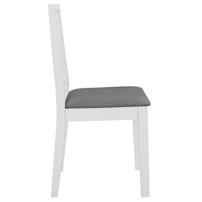 Mobilier de salle à manger 5 pcs MDF Blanc - Photo n°9