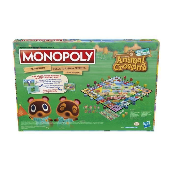 MONOPOLY - édition Animal Crossing New Horizons - plateau de Jeu amusant pour enfants - a partir de 8 ans - Photo n°4