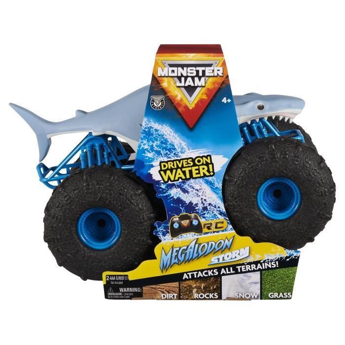 MONSTER JAM RC - MEGALODON STORM - ECHELLE 1:15 - 6056227 - Voiture Véhicule radiocommandée - Photo n°1