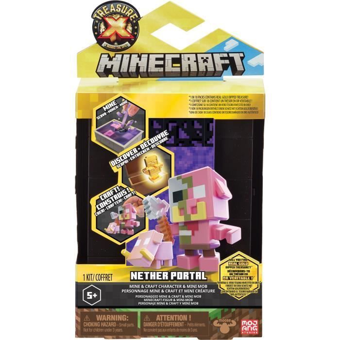 MOOSE TOYS - Nether portal dual craft - Tresor x Minecraft - Photo n°4