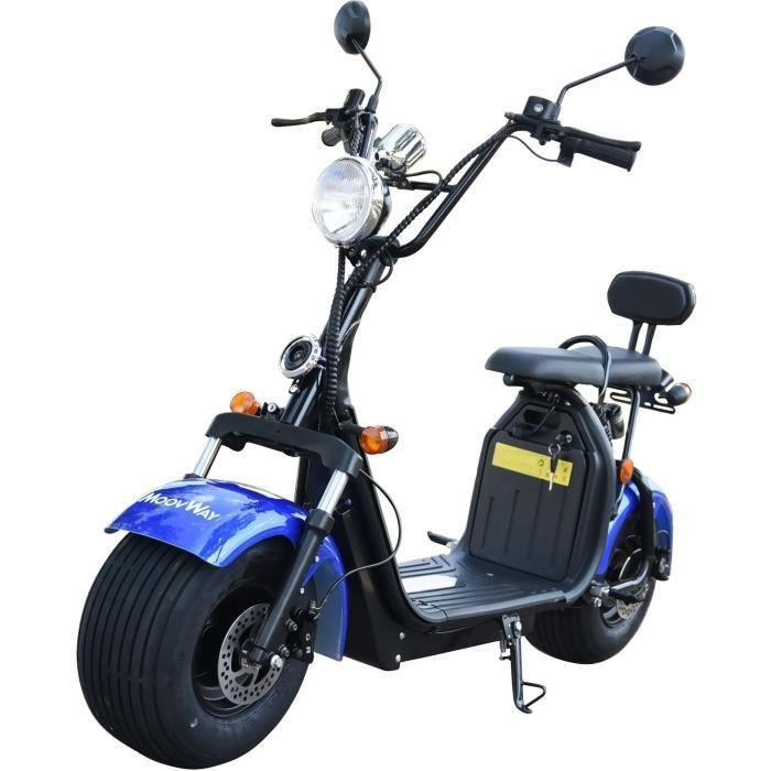 MOOVWAY Scooter électrique Coco - Homologuée Route - Bleu - Photo n°1