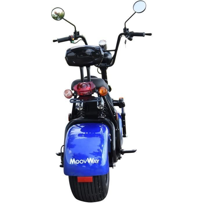 MOOVWAY Scooter électrique Coco - Homologuée Route - Bleu - Photo n°5