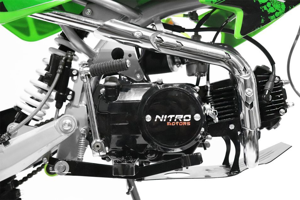 Moto cross 125cc 17/14 pouces manuel 4 vitesses Prime M7 rouge - Photo n°6