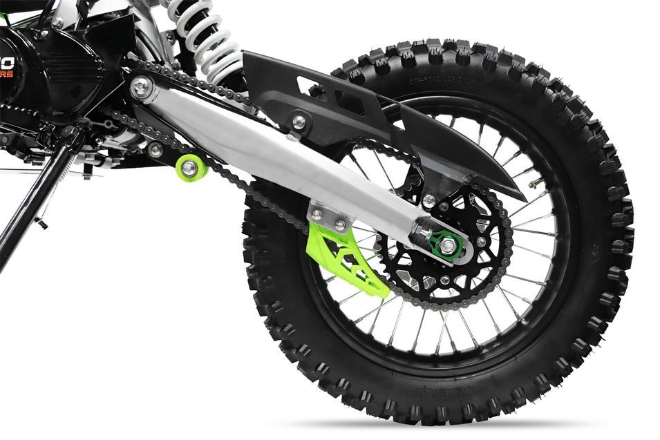 Moto cross 125cc 17/14 pouces manuel 4 vitesses Prime M7 vert - Photo n°9