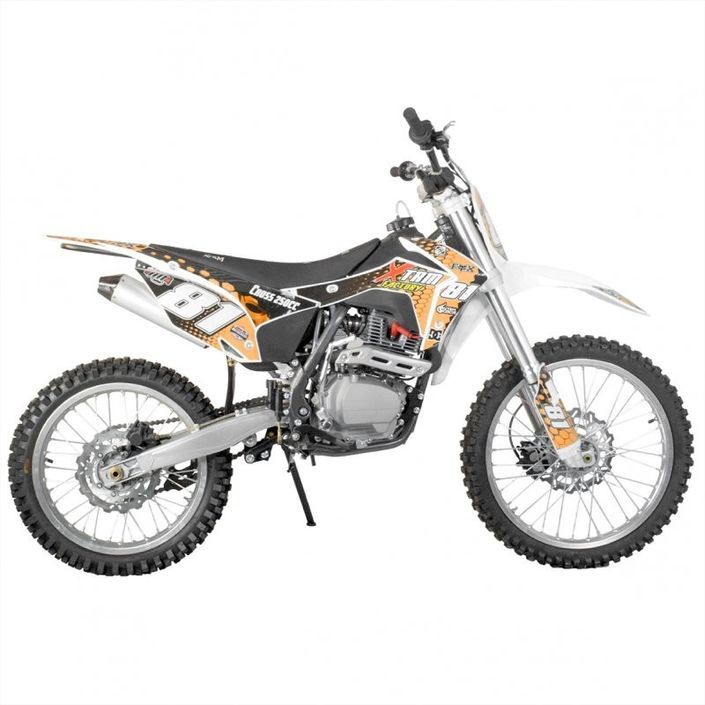 Moto cross 250cc Xtrm 21/18 manuel 4 temps orange - Photo n°2