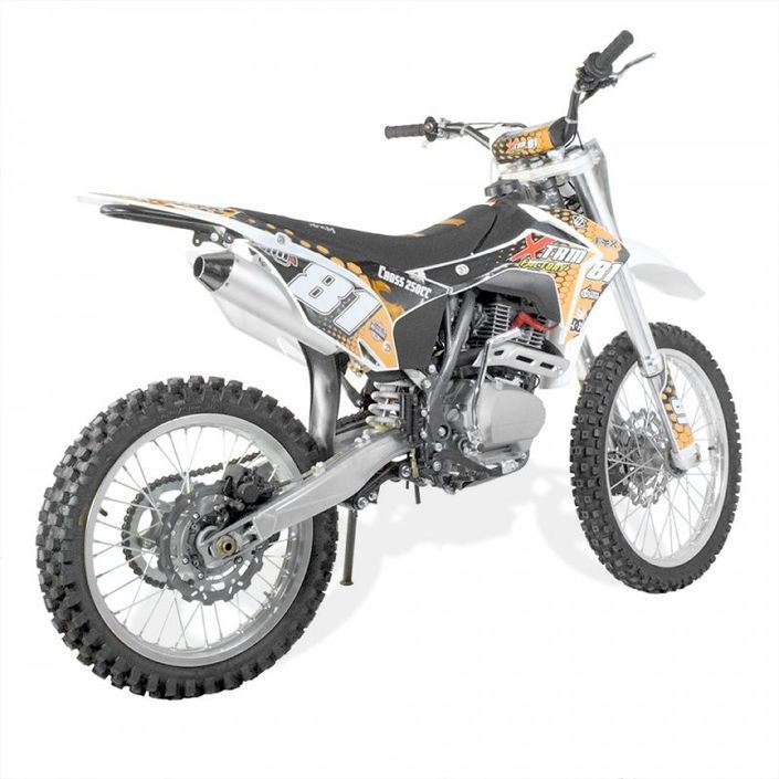 Moto cross 250cc Xtrm 21/18 manuel 4 temps orange - Photo n°4