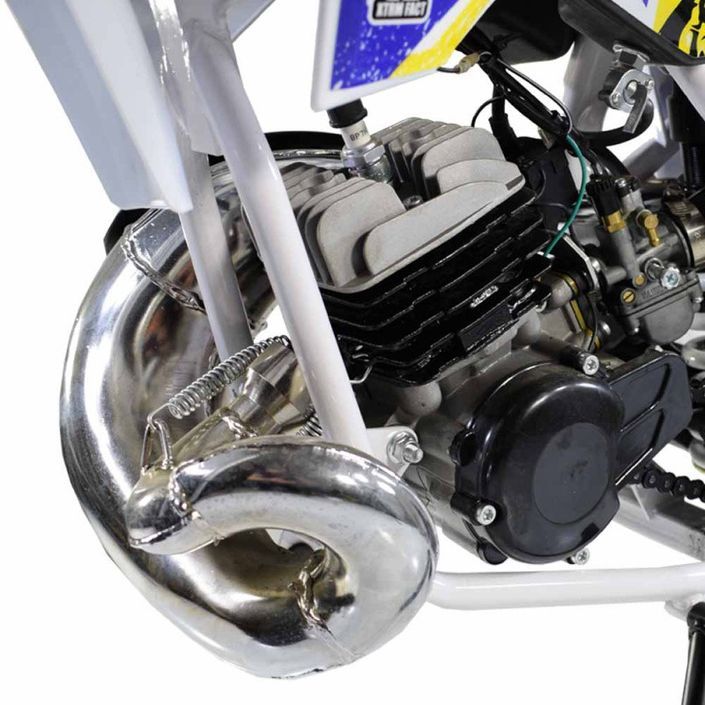 Moto cross 50cc Racing 14/12 9cv automatique Kick starter rose - Photo n°8