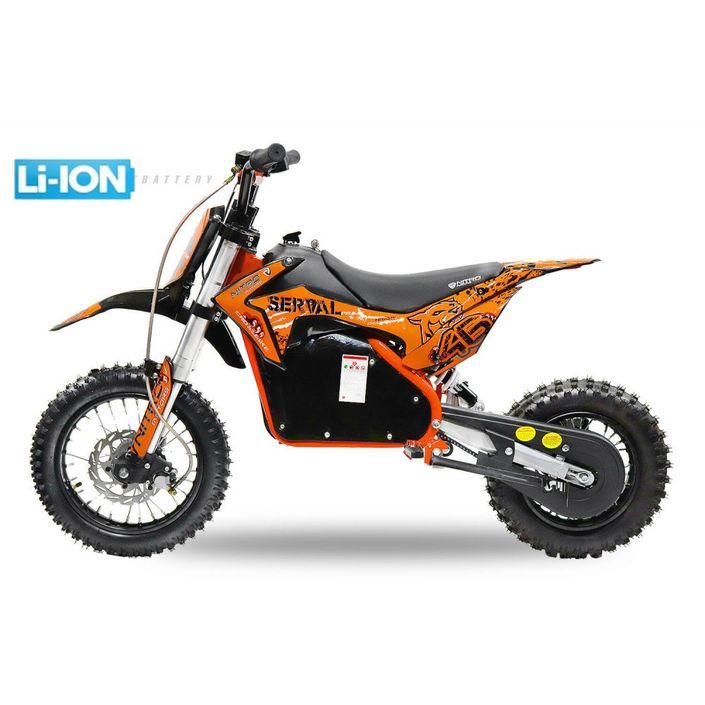 Moto cross électrique 1200W 48V lithium 12/10 Prime orange - Photo n°7