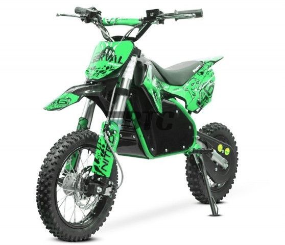 Moto cross électrique 1200W 48V lithium 12/10 Prime vert - Photo n°2