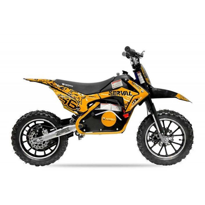 Moto cross électrique 500W 36V 10/10 Prime orange - Photo n°4