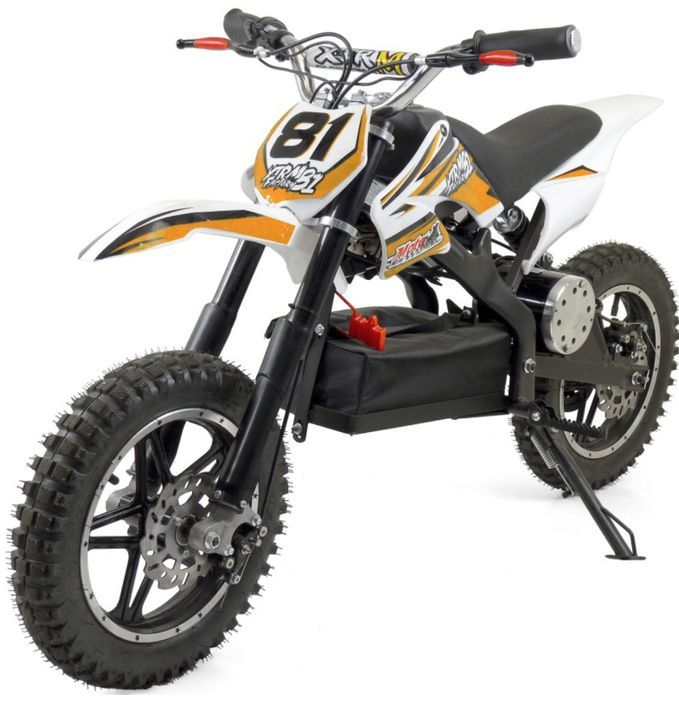 Moto Cross Electrique 500W Grande roue Orange - Photo n°1