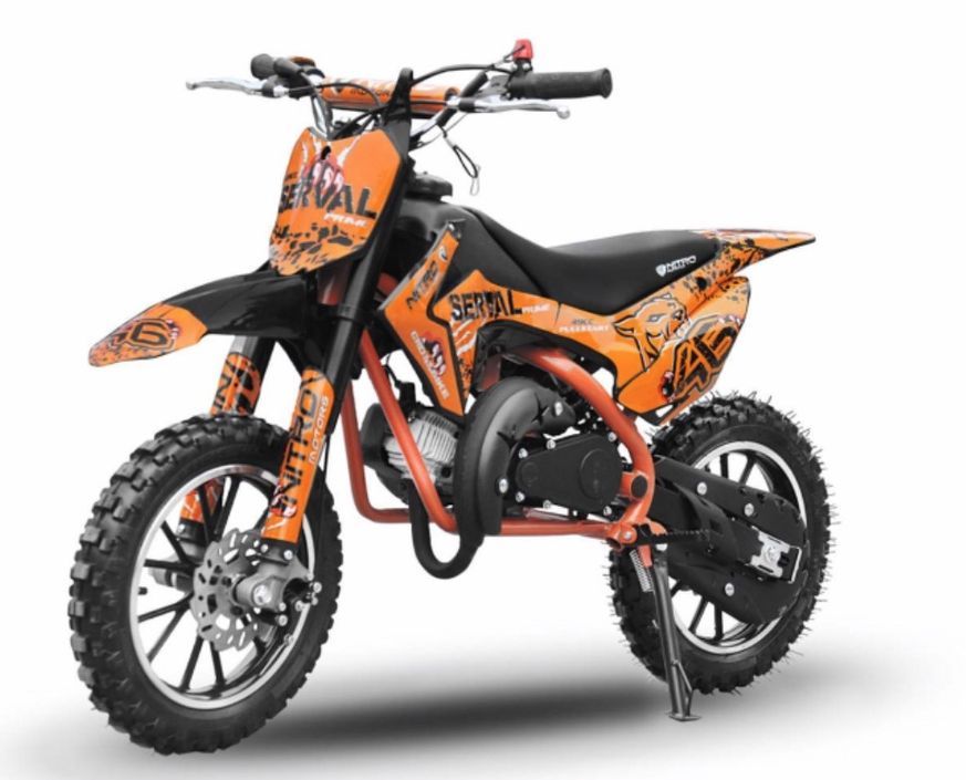 Moto cross enfant 49cc Prime 10/10 orange - 55 km/h - Photo n°1