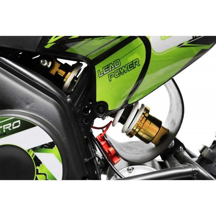 Moto électrique enfant 1000W 36V vert Tigre 12/10 pouces - Photo n°6