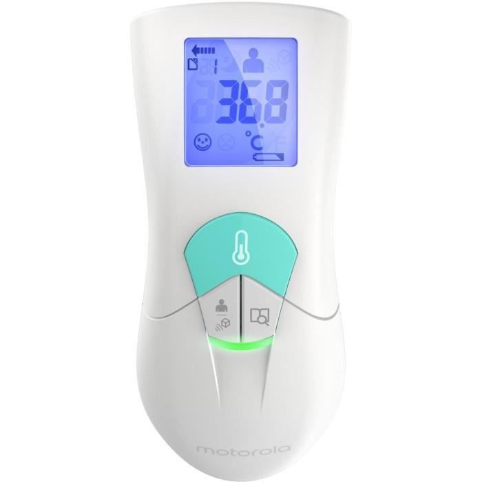 MOTOROLA BABY Thermometre Mbp66 sans contact infra rouge ultra precis pour corps ,aliments (lait),liquides (bain) , mémoire 30 temp - Photo n°3