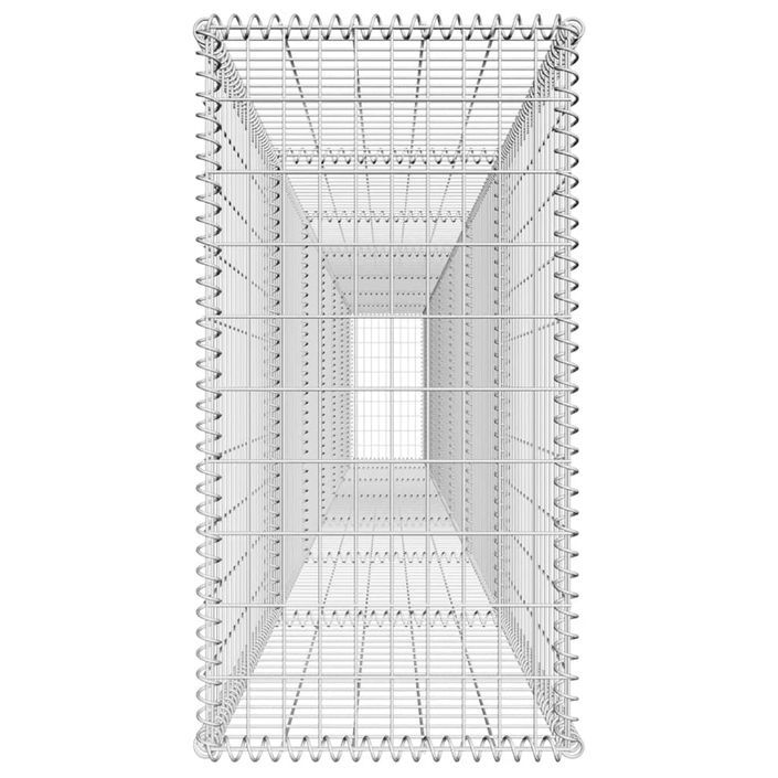 Mur en gabion avec couvercle Acier galvanisé 600x50x100 cm - Photo n°4