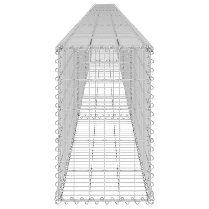 Mur en gabion avec couvercles Acier galvanisé 900x30x50 cm - Photo n°4