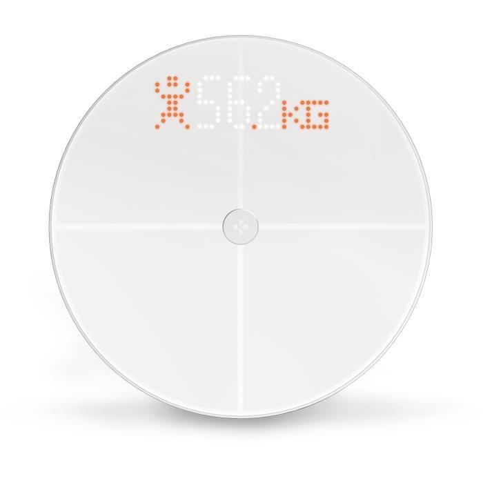 MY KRONOZ MYSCALE-WH - Balance connectée - 8 utilisateurs - 7 indicateurs - Wifi, bluetooth - Ecran LED - Blanche - Photo n°3