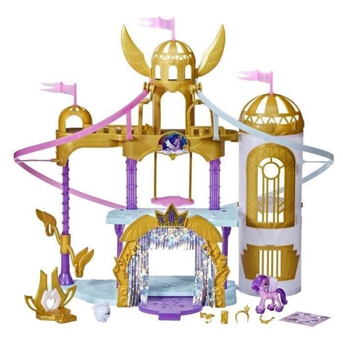 My Little Pony: A New Generation, La maison royale, château de 56 cm avec tyroliennes et figurine Princess Petals - Photo n°1